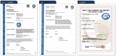 ISO13485, CE, GMP