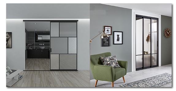 초슬림3연동도어 (여미지 중문)