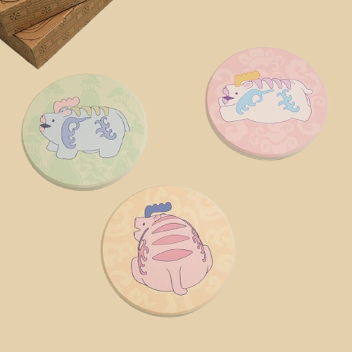 [BecoB] Jinmyosu diatomaceous earth coaster