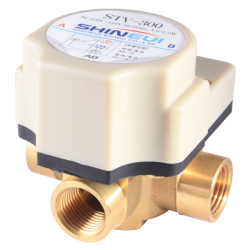 Three-way valve 15A (brass, female)