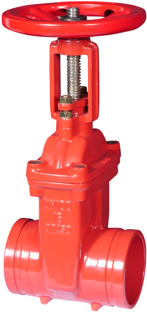 grooved gate valve