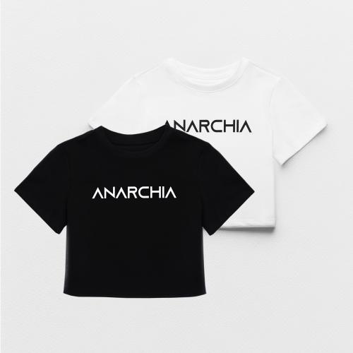 [Anakia] Big logo crop tee AU-10 R Class