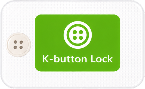 Catheter button lock (K-buttonlock)