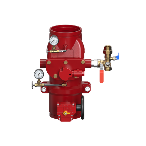 알람밸브 그루브 복합