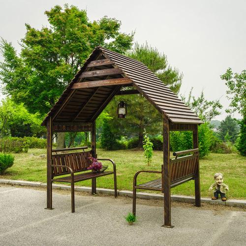 Colosseum Roof Connected Bench Chair A Type