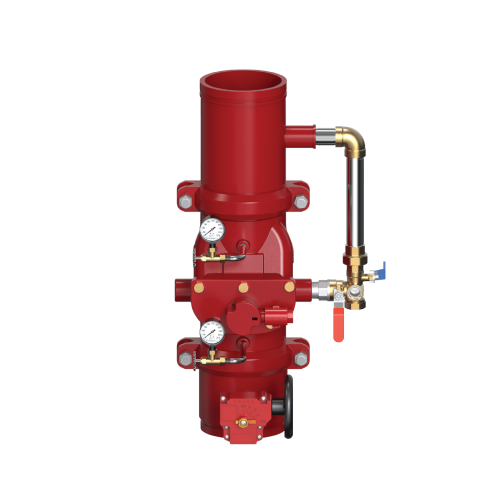 알람밸브 시험배관 일체형