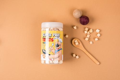 Super Pow freeze-dried treats (chicken breast/bukkake/salmon/beef liver/smelt)