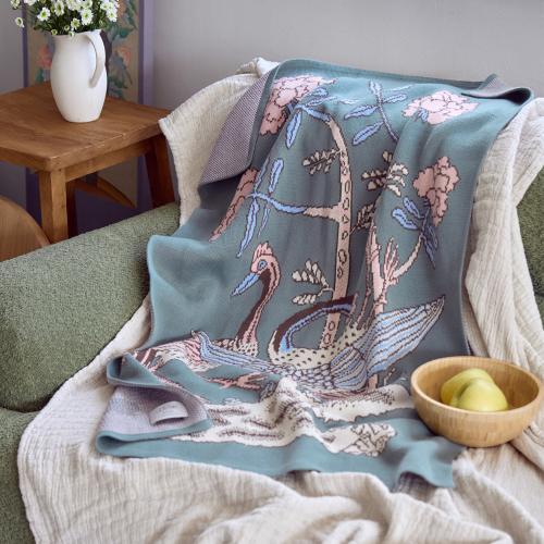Smile longevity symbol(Cranes) Blanket